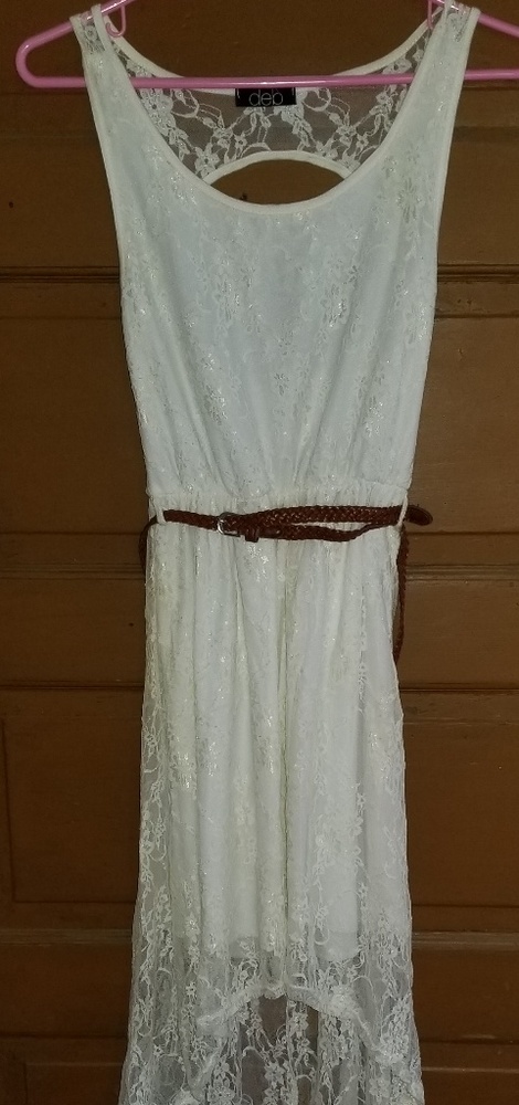 White lace dress